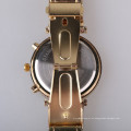 Cronógrafo estilo japon movimiento reloj de cuarzo sr626sw batería, los hombres de lujo relojes